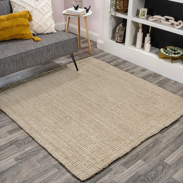 Pata Hand Woven Chunky Jute Area Rug